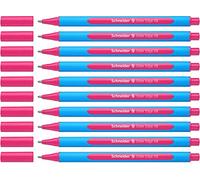 Schneider Slider Edge (Pointe extra large (XB)) Lot de 10 Stylos, Encre rose