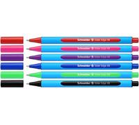 Schneider Pen Stylo-bille Slider Edge Pointe XB non rétractable Pochette 6 couleurs assorties