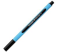 Schneider Pen – Stylo-bille Slider Edge 152101 non rétractable Cyan/Noir