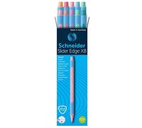 Schneider Stylos à bille Slider Edge XB Pastel 152220 – Lot de 10 assortis