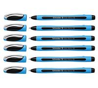 Schneider Slider Memo XB Lot de 3 stylos à Bille avec Capuchon, Largeur de Trait XB, Noir, 6er