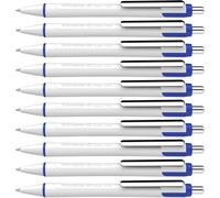 Schneider Slider Xite Stylo à bille, lot de 10 | Épaisseur de trait XB, encre indélébile, technologie Viscoglide, rechargeable, prise en main ergonomique