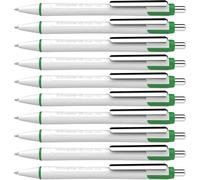 Schneider Slider Xite XB Stylo à bille, lot de 10, Vert | Encre indélébile, épaisseur de trait extra-large (XB)