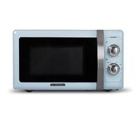 SMW20VMBL - Micro-Ondes Vintage - Monofonction - 20 Litres - 700 Watts - Coloris Bleu