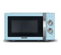 SCHNEIDER - SMW23VMBL - Micro ondes gril Vintage - 23 litres - 6 niveaux de puissance - Plateau tournant (27cm) - Bleu