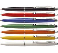 Schneider SN132900 Stylo à bille Office, mécanisme à poussoir, M, bleu, Couleur du corps : assorti