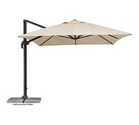 Schneider Sonnenschirm Rhodos Grande, Natur, 400 x 300 cm rechteckig, 787-02, Gestell Aluminium, Bespannung Polyester, 26.6 kg