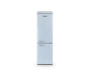 Schneider ssccb250vbl réfrigérateur combiné inversé vintage 251 litres (177 litres + 74 litres) - coloris bleu - a++
