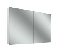 Schneider STYLE TW Armoire de toilette avec éclairage LED, 2 portes, 141,5x71,5x12cm, 194.140.02.02, Exécution: norme UE/corps blanc