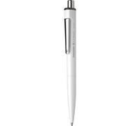 Schneider Stylo À Bille K3 Biosafe Blanc Pte Moyenne Noir