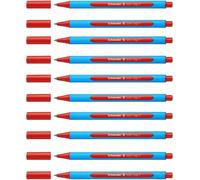 Schneider Stylo à bille Slider Edge F Set de 10 pièces rouge