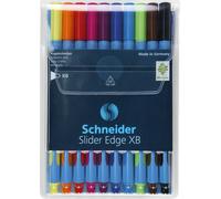 SCHNEIDER Stylo à bille Slider Edge XB Etui de 10, couleurs assorties