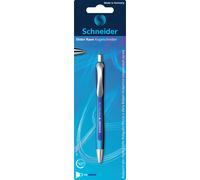 SCHNEIDER Stylo à bille Slider Rave, Mécanisme à pression, XB, bleu