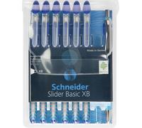 Schneider Stylo à bille Slider XB 50-151277 bleu 6 pcs/paquet