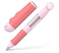 Schneider Stylo roller Base Senso 188738 (pour débutants en écriture, droitiers et gauchers), rose-rouge