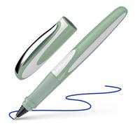 Schneider Stylo roller Ray 187813 (rechargeable avec cartouches d'encre standard, convient aux droitiers et aux gauchers) pistacchio