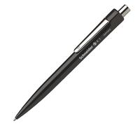 Schneider stylos à bille rétractable k 1, noir, m, permanent