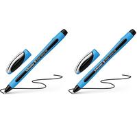Schneider stylos à bille slider memo mine xB avec capuchon-noir-emballage blister (Lot de 2)