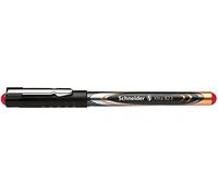 Schneider Stylos roller à encre XTRA 823 à pointe conique en acier inoxydable, 0,3, rouge, aspect carbone