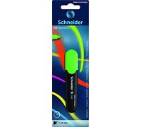 Schneider stylos-surligneur rechargeable job, vert, 1 carton sous blister