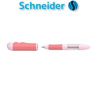 Schneider Optics Stylo roller Base Senso 188738 – pour débutants, droitiers et gauchers – rose-rouge