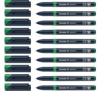 Schneider Topball 811 Remplaçable Stylo roller, lot de 10 | Trait 0,5 mm, rechargeable