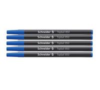 Schneider Topball 850 Lot de 5 stylos rollers à bille (format européen, épaisseur de trait 0,5 mm) (Bleu)