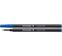 SCHNEIDER Lot de 2 Recharges pour roller Topball 850 Pointe Conique Moyenne 05 Bleu