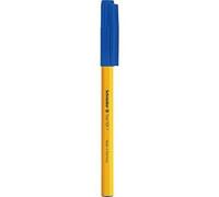 Schneider Tops 505 Schreibgeräte Stylo à bille, avec capuchon, F, corps bleu, couleur: jaune