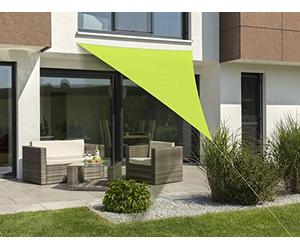 Schneider Voile d'ombrage Lanzarote Vert Pomme 400 x 400 x 300 cm 241-78 Polyester 0,5 kg