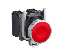 Schneider XB4BA42 - Harmony bouton-poussoir rouge Ø22 - à impulsion affleurant - 1O