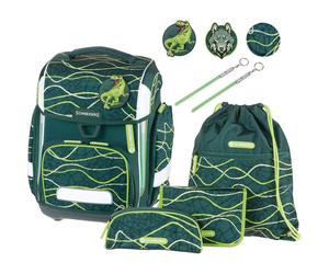 Schneiders Ergolite Jurassic - set de cartable 9 pièces