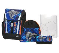 Schneiders Robo Rex Sac à Dos Enfants, 40 cm, 24 liters, Marron (Blue)