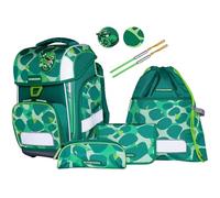 Schneiders sac d'école Ergolite Set 9 pièces Dino Dance vert