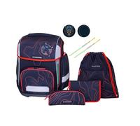 Schneiders sac d'école Ergolite Set 9 pièces Ninja Revenge noir