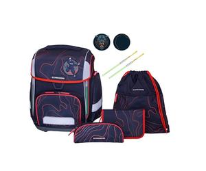 Schneiders sac d'école Ergolite Set 9 pièces Ninja Revenge noir