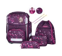 Schneiders Sac d'école violet baie pour fille - Ergolite Set 9 pièces Berry Blossom 327019