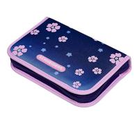 Schneiders Trousse à Crayons Pencil Case Blue Bloom Rose