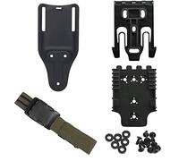 Schnellverschluss-System-Kit, mit Holster-Oberschenkelgurten, Mid-Ride-Beinschlaufen-Plattform（20cm） QLS 22 19 Adapter-Basis