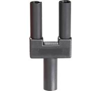 Schnepp SI-FK 19/4 mB sw Cavalier de court-circuitage de sécurité noir Ø de la broche: 4 mm Écartement entre les broches: 19 mm 1 pc(s)