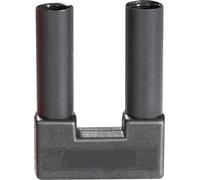 Schnepp SI-FK 19/4 sw Cavalier de court-circuitage de sécurité noir Ø de la broche: 4 mm Écartement entre les broches: 19 mm 1 pc(s)