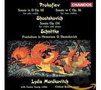 Sonates Pour Violon Solo, Son. Pour 2 Violons Mordkovitch, Violon + Chostakovitch & Schnittke