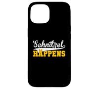 Schnitzel Happens Oktoberfest Beer Festival Allemand Américain Coque pour iPhone 15