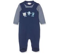 Schnizler Bébé fille Strampler-set Interlock 2-teilig Kleine Monster Grenouill re, Bleu (Marine 11), 3 mois EU