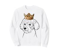 Schnoodle Couronne Portant Un Chien Sweatshirt