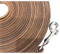 Schnüffelfreunde Laisse pour Chien en Cuir 10m I pour Les Chiens Grands - Laisse Dressage Chien - Longe pour Cheval - Laisse pour Chevaux