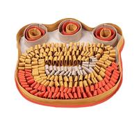 Schnüffelmatte, Schnüffelmatte Für Hunde | 49 x 49 cm Weiche Schnüffelmatten Für Welpen | Lustiges Interaktives Anreicherungsspielzeug, Futtersuchunterlage Für Haustiere Aller Rassen, Verbessert Das G