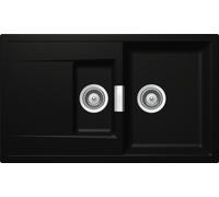 Schock Cristadur Mono D-150 U Green Line Night NGT évier sous plan avec commandes excentriques