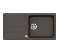 Schock évier à encastrer Fomhaus D-100L U Asphalt - évier sous plan