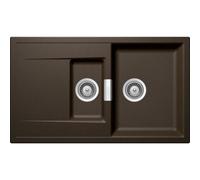 Schock Evier à encastrer Mono D-150 U Bronze incl. planche à découper en bois
